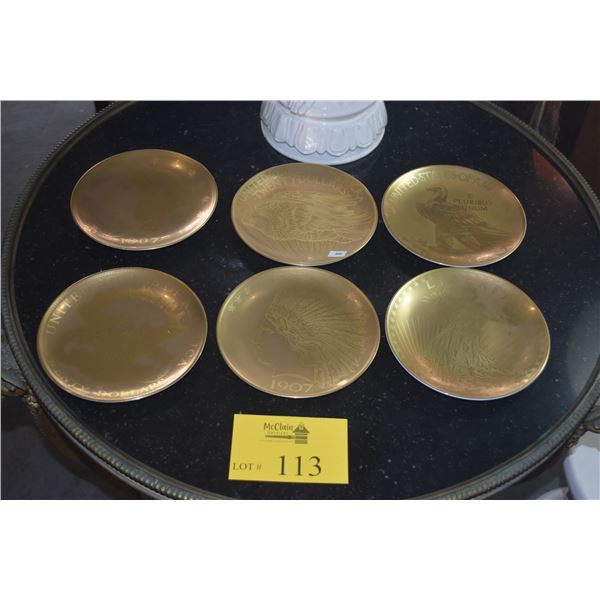 NEIMAN MARCUS COMMEMORATIVE PLATES (6 PCS)