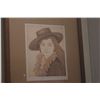 Image 3 : KOA FRAMED PRINT, "PANIOLO GIRL"; SIGNED FRANKI MORRIS 1978 51/200 (15" X 18")