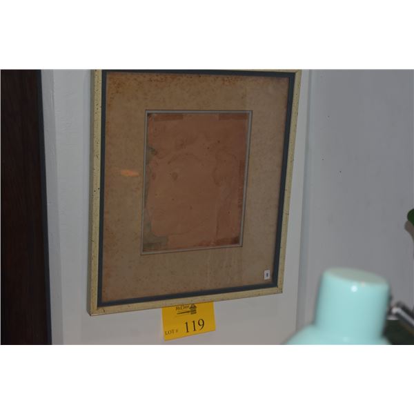 FRAMED MADGE TENNENT (15 1/2" X 17 1/2")