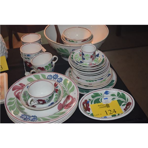LOKILANI CUPS, SAUCERS, BOWLS & PLATES (HONOLULU, HAWAII) MADE IN ENGLAND & PAUL OLIVER WOOD ART SER
