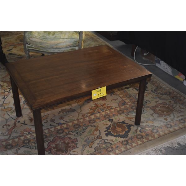 KOA TABLE W/WALNUT FINISH (MADE LOCALLY FOR ANSTETHS) (26" X 36" X 19")