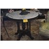 Image 1 : 36" ANTIQUE VICTORIAN MARBLE TOP PARLOR TABLE