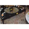 Image 1 : BLACK LACQUER COFFEE TABLE (40" X 66" X 16")