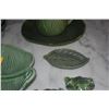 Image 5 : COLLECTION OF CEMAR CABBAGE LEAF BOWLS, VINTAGE BORDALLO PINHEIRO PITCHER, WATER LILY LEAF PLATE, BA