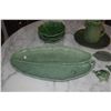 Image 6 : COLLECTION OF CEMAR CABBAGE LEAF BOWLS, VINTAGE BORDALLO PINHEIRO PITCHER, WATER LILY LEAF PLATE, BA