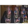 Image 2 : VINTAGE GLASSWARE W/FLAG MOTIF (14 PCS)