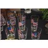 Image 3 : VINTAGE GLASSWARE W/FLAG MOTIF (14 PCS)