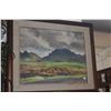 Image 2 : KOA FRAMED LANDSCAPE PAINTING; SIGNED S. HIRONAKA, KAUAI '65 (24 3/4" X 20 3/4")
