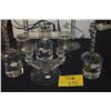 Image 1 : COLLECTION OF ASSORTED CRYSTAL & GLASS CANDLE HOLDERS (11 PCS)