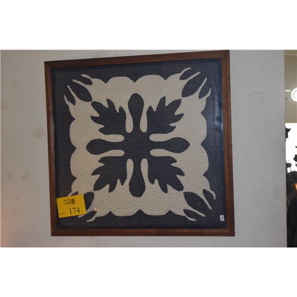 KOA FRAMED QUILT SQUARE (24 1/2" X 23 1/2")