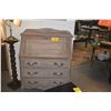 Image 1 : DROP FRONT SECRETARY W/3 DRAWERS