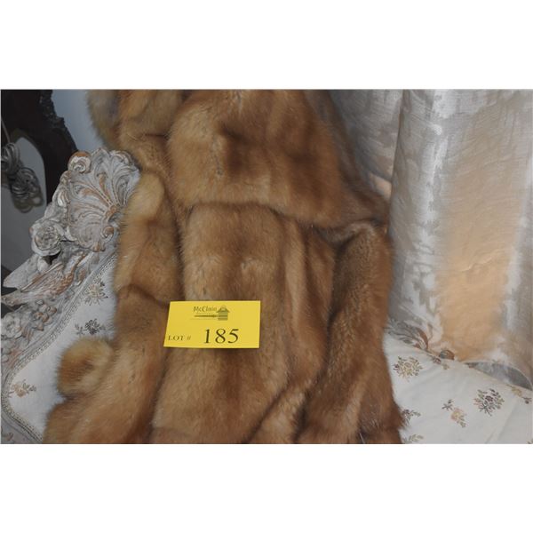 GOLDEN SABLE FUR COAT