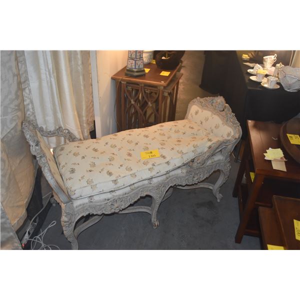 ANTIQUE UPHOLSTERED CHAISE LOUNGE