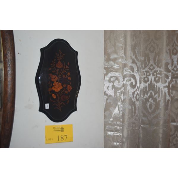 MARQUETRY INLAID WALL PICTURES (2 PCS)