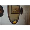Image 3 : OVAL BEVELED WALL MIRROR