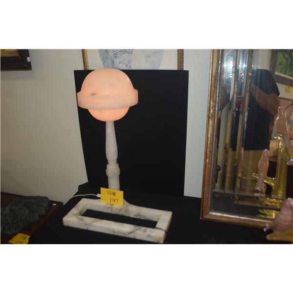 ART DECO MARBLE LAMP