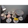 Image 1 : COLLECTION OF TEA CUPS & SAUCERS & LACE CERAMIC BOWL