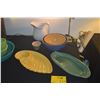 Image 1 : COLLECTION OF BAUER & REDWING POTTERY BOWL, TRAYS, PITCHERS, ETC. (6 PCS)