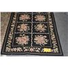 Image 1 : VINTAGE NEEDLEPOINT RUG (39" X 63")