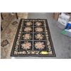 Image 2 : VINTAGE NEEDLEPOINT RUG (39" X 63")