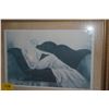 Image 2 : FRAMED PRINT TITLED "LE SOFA" BY FRENCH ART DECO ARTIST LOUIS ICART (30 1/2" X 22 1/2")