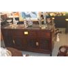 Image 1 : ROSEWOOD BUFFET W/4 DRAWERS & 4 DOORS (68" X 20" X 35 1/2")