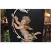 Image 5 : PAIR 1930'S ITALIAN CARVED CHERUBS PUTTI TABLE LAMPS (PAIR)