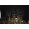 Image 2 : VINTAGE ITALIAN AMBER CHAMPAGNE FLUTES (10 PCS) (DOES NOT INCLUDE TRAY)