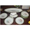 Image 2 : ANTIQUE PORCELAIN CARLSBAD AUSTRIA FISH PLATE SET (13 PCS)
