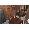 Image 5 : ROSEWOOD DINING TABLE W/2 LEAVES, 6 SIDE CHAIRS & 2 ARM CHAIRS (11 PCS)