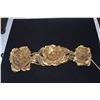 Image 3 : VINTAGE CHINESE GILT PEONY RU-I SCEPTER (13 1/2") (DOES NOT INCLUDE STAND)