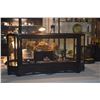 Image 2 : CHINESE HARD WOOD & GLASS TABLETOP DISPLAY CASE (29 3/4" X 17 3/4" X 14 3/4")