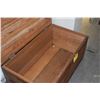 Image 4 : WOODEN TRUNK (37 1/2" X 21 1/2" X 19 1/4")