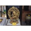 Image 1 : GILT NEPAL TIBETAN BUDDHIST DEITY, "VAJRAYOGINI" (18 3/4")