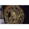 Image 4 : GILT NEPAL TIBETAN BUDDHIST DEITY, "VAJRAYOGINI" (18 3/4")