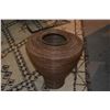 Image 3 : WILLIAMS SONOMA WOVEN URN BASKET (16" X 14")