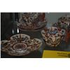 Image 3 : ANTIQUE JAPANESE MEIJI KUTANI HAND PAINTED TEA CUPS & SAUCERS (9 PCS)