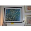 Image 1 : FRAMED PRINT, "ALMOND BLOSSOMS"; BY VINCENT VAN GOGH (32" X 26")