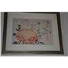 Image 2 : FRAMED JAPANESE FLORAL ART (21 3/4" X 17 1/2") (2 PCS)