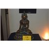 Image 1 : BRONZE TIBET SEATED SHAKYAMUNI BUDDHA; SIGNED (15 1/2")