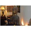 Image 6 : ANTIQUE THAI LIFE SIZE HEAD & TORSO OF BUDDHA ON STAND (29")