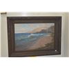 Image 2 : FRAMED OIL ON BOARD, COASTAL SCENE; SIGNED J. RENNINGS (31" X 23")