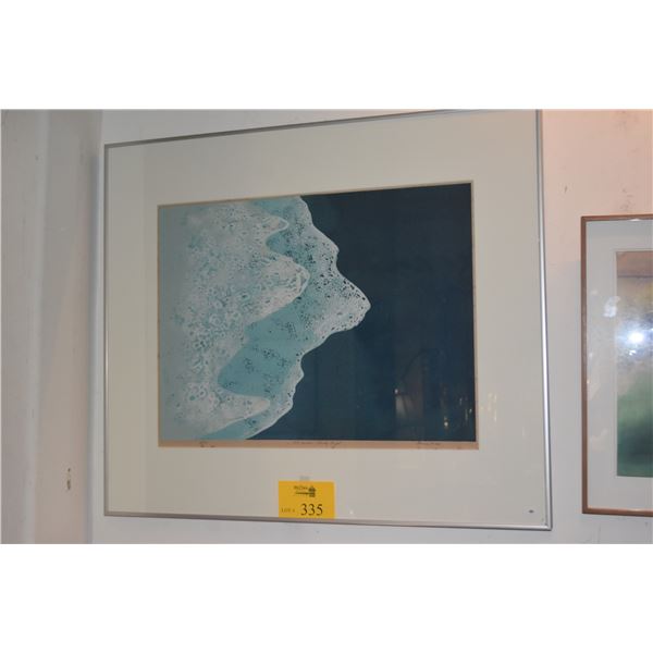 FRAMED PRINT, "SEA SERIES-EARLY LIGHT"; SIGNED LOUIS POHL 6/50 (34 1/4" X 29 1/2")