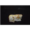 Image 3 : CHINESE NEPHRITE JADE RECUMBENT HORSE, CHICKEN BONE JADE (2 1/4" X 1 1/4")