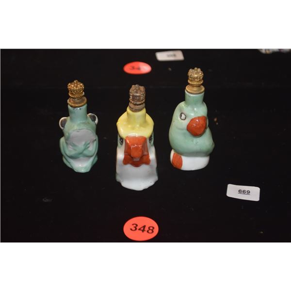 COLLECTION OF VINTAGE PERFUME BOTTLES (3 PCS)