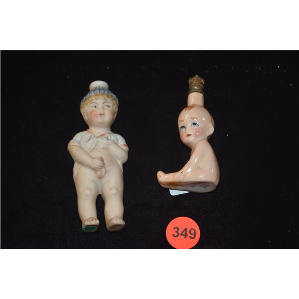 COLLECTION OF VINTAGE PERFUME BOTTLES (2 PCS)