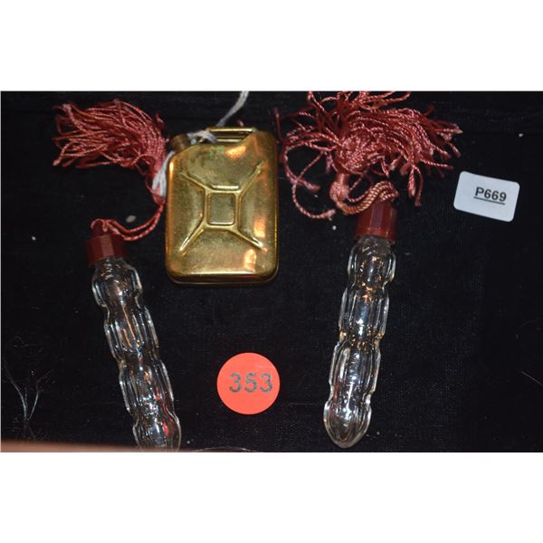 VINTAGE PERFUME BOTTLES (3 PCS)