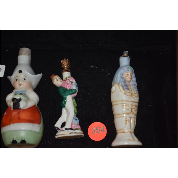 VINTAGE PERFUME BOTTLES (3 PCS)