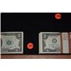 Image 1 : 100 $2 DOLLAR BILLS. W/1ST DAY STAMP (100 PCS)
