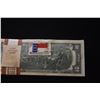Image 4 : 100 $2 DOLLAR BILLS. W/1ST DAY STAMP (100 PCS)
